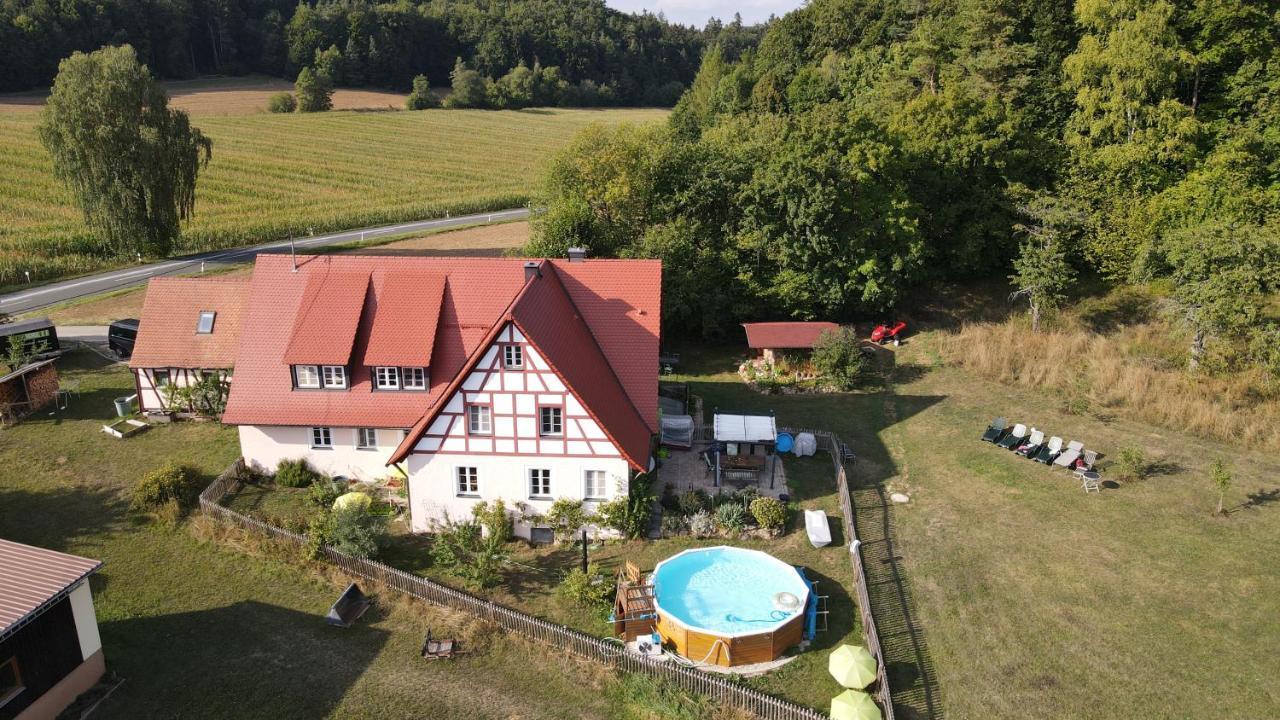 Ferienwohnungen Wastl Fraenkische Schweiz Hiltpoltstein Ngoại thất bức ảnh
